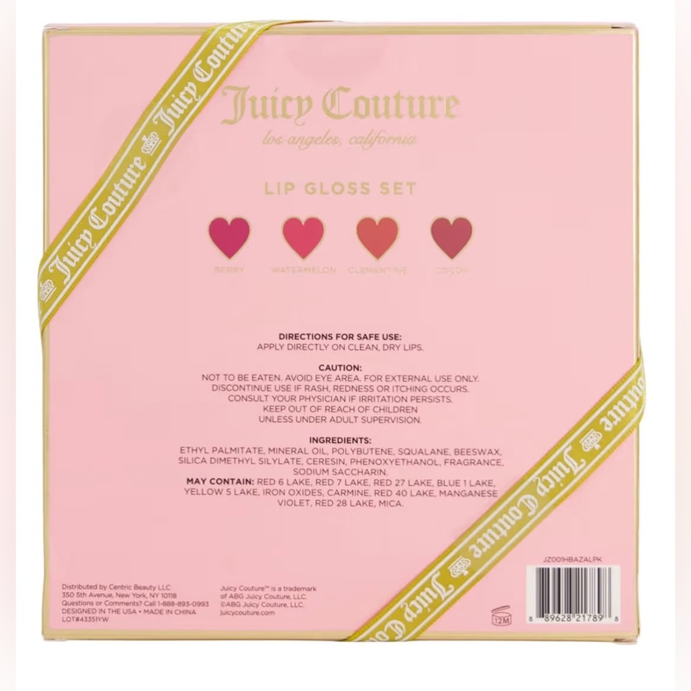 JUICY COUTURE 4 PACK LUXURIOUS LIP GLOSS SET - Picture 4 of 9